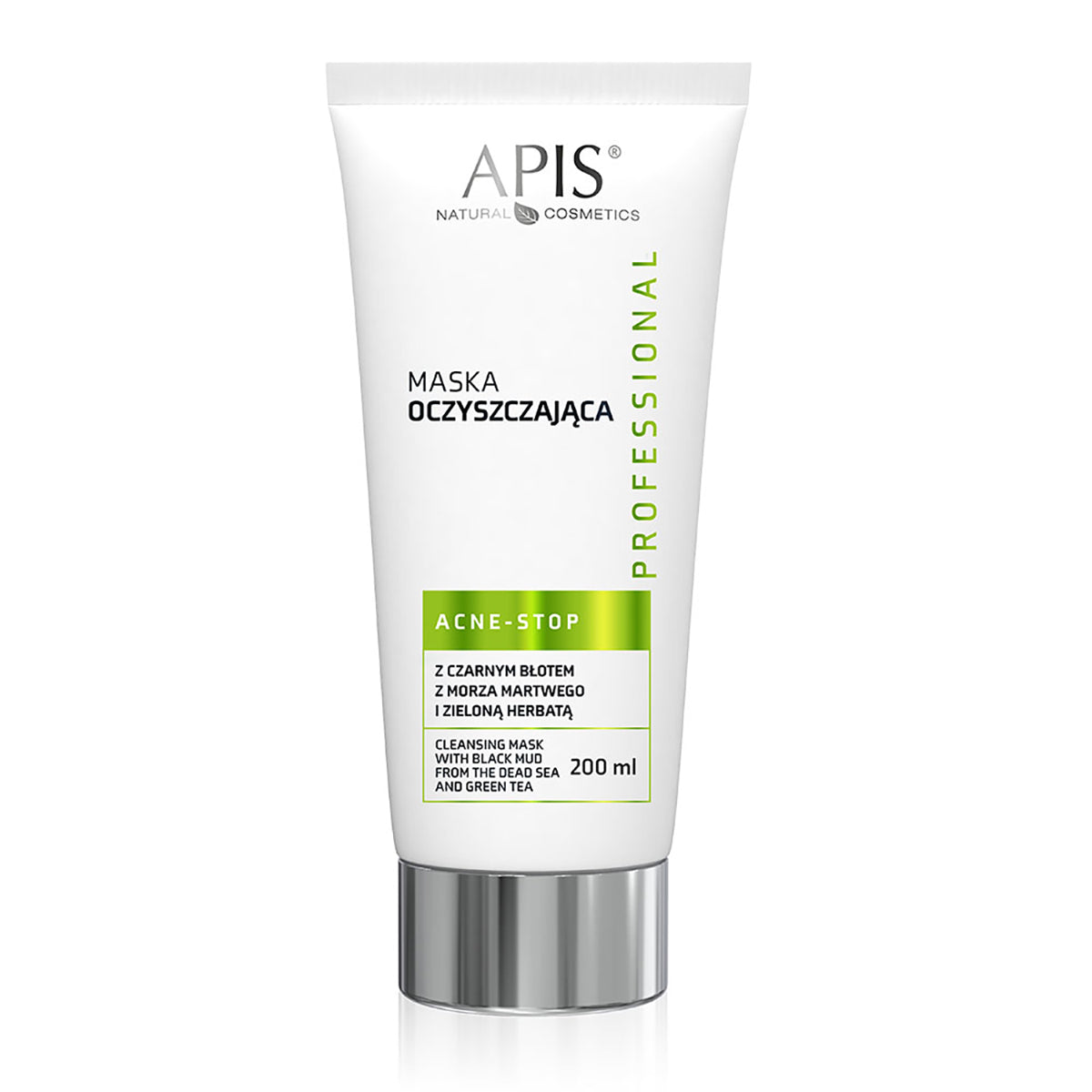 Apis acne-stop cleansing mask with black mud 200ml - BVShop