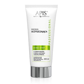 Apis acne-stop cleansing mask with black mud 200ml - BVShop