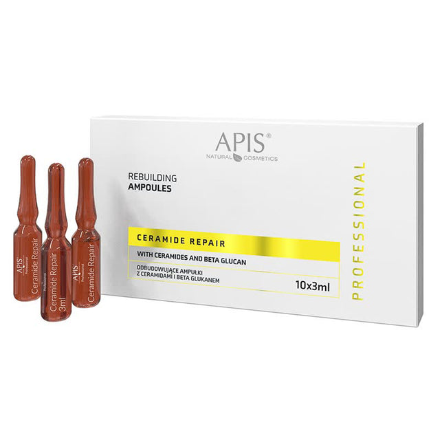 Apis CERAMIDE REPAIR Reconstructive ampoules with ceramides and beta glucanemi 10 x 3 ml - BVShop