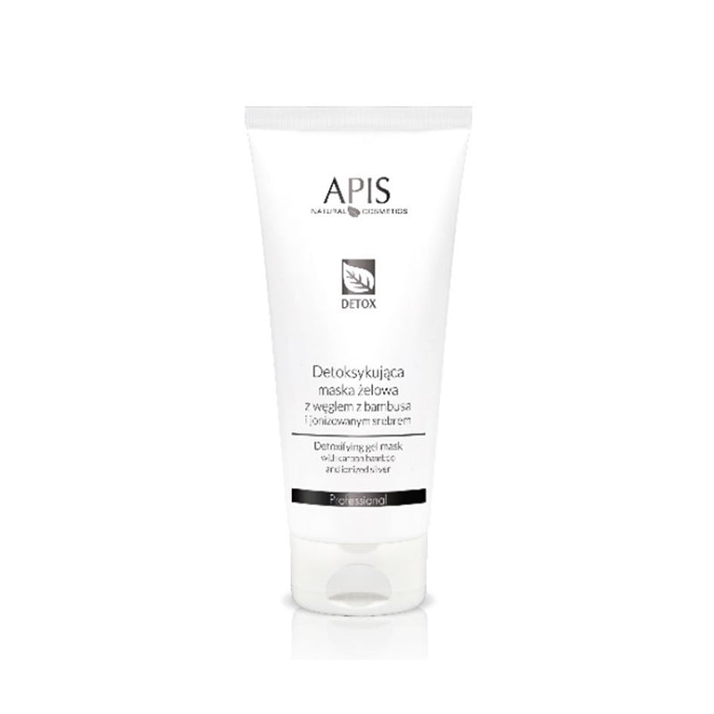Apis detoxifying gel mask with bamboo charcoal and ionized silver 200ml - BVShop