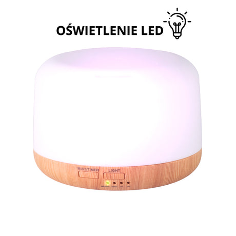 Aroma diffuser spa air humidifier 01 light wood 300ml + timer - BVShop