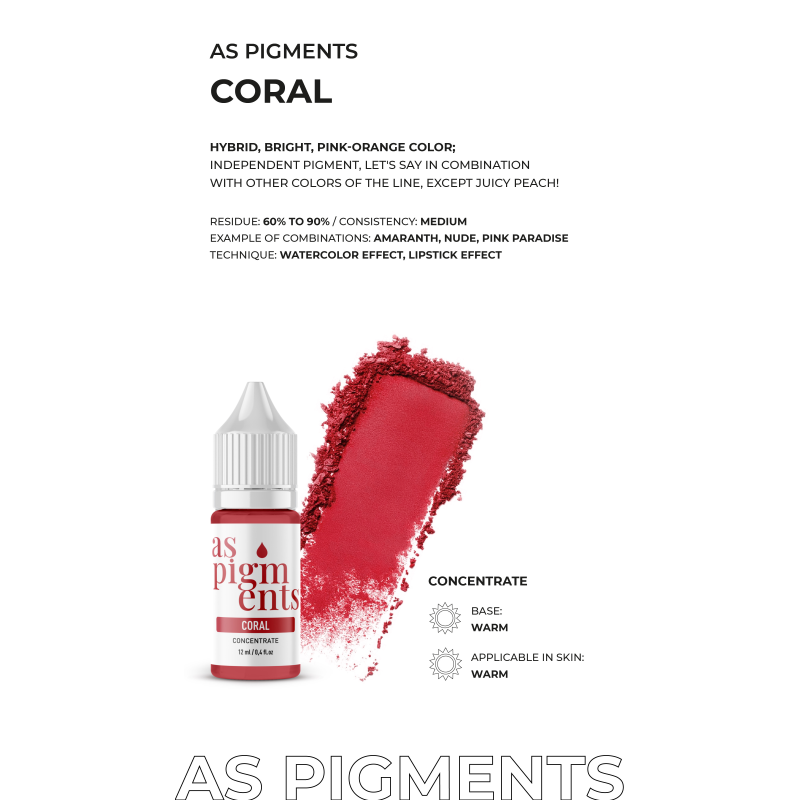 Ensemble de concentrés AS COMPANY (Pigments AS) 6pcs/6ml
