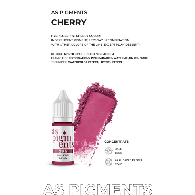 Ensemble de concentrés AS COMPANY (Pigments AS) 6pcs/6ml