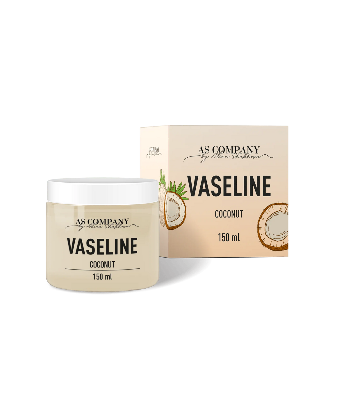 AS COMPANY Vaseline Coconut 150ml - BVShop