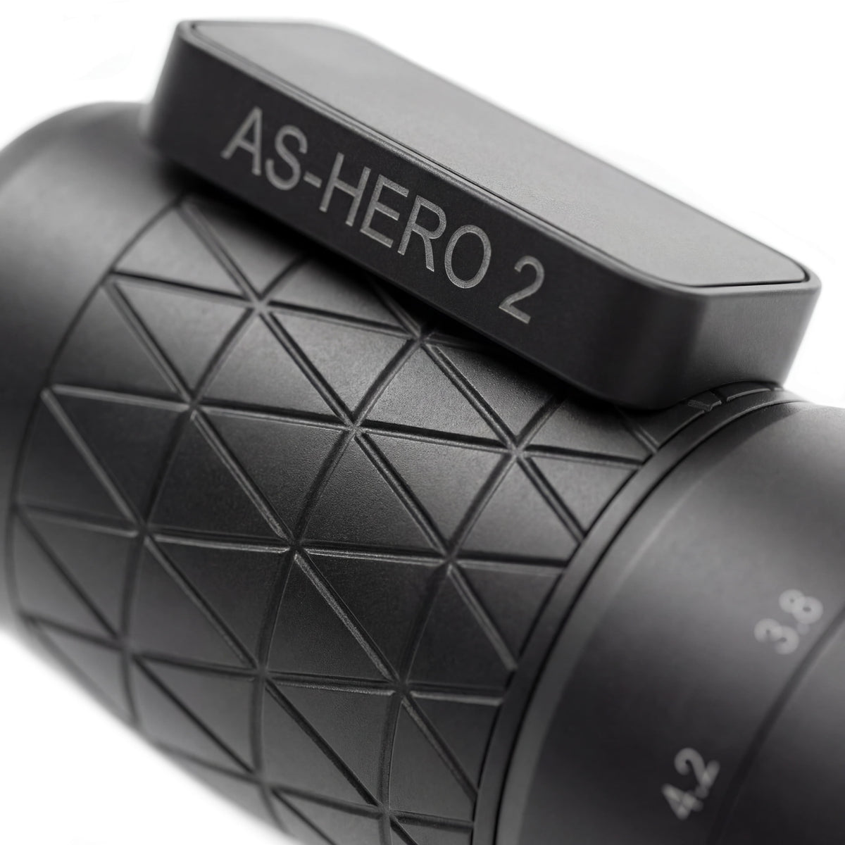 AS HERO 2 battery display and six-position adjustable stroke selector