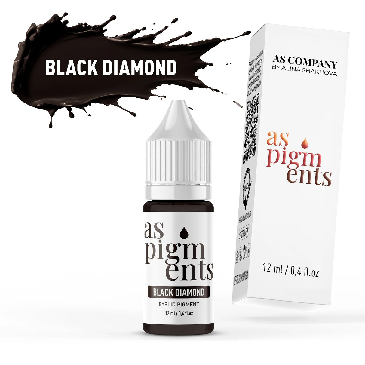 AS COMPANY Black Diamond (AS Pigments) 6/12ml