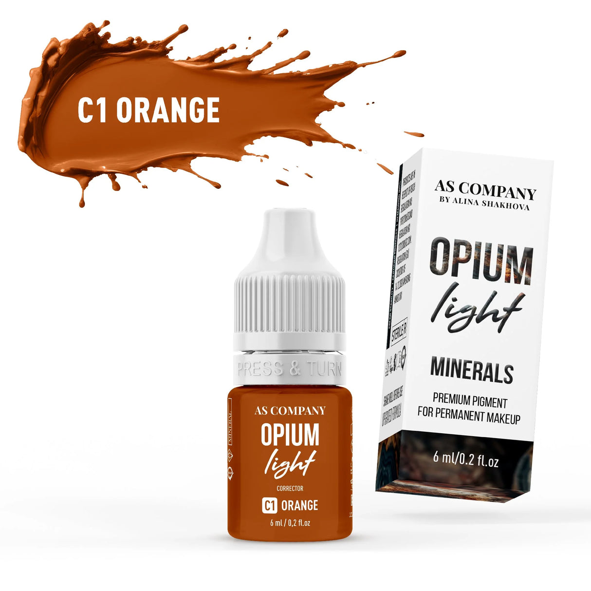 AS COMPANY C1 Orange Minéral (OPIUM LIGHT) 6/15ml