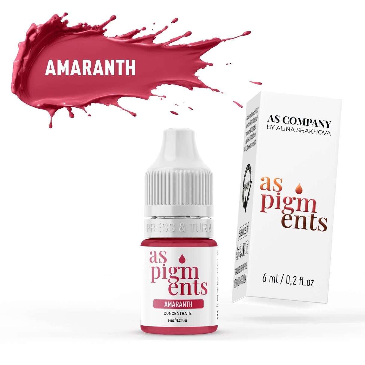 AS COMPANY Amarante/Concentré (AS Pigments) 6/12ml
