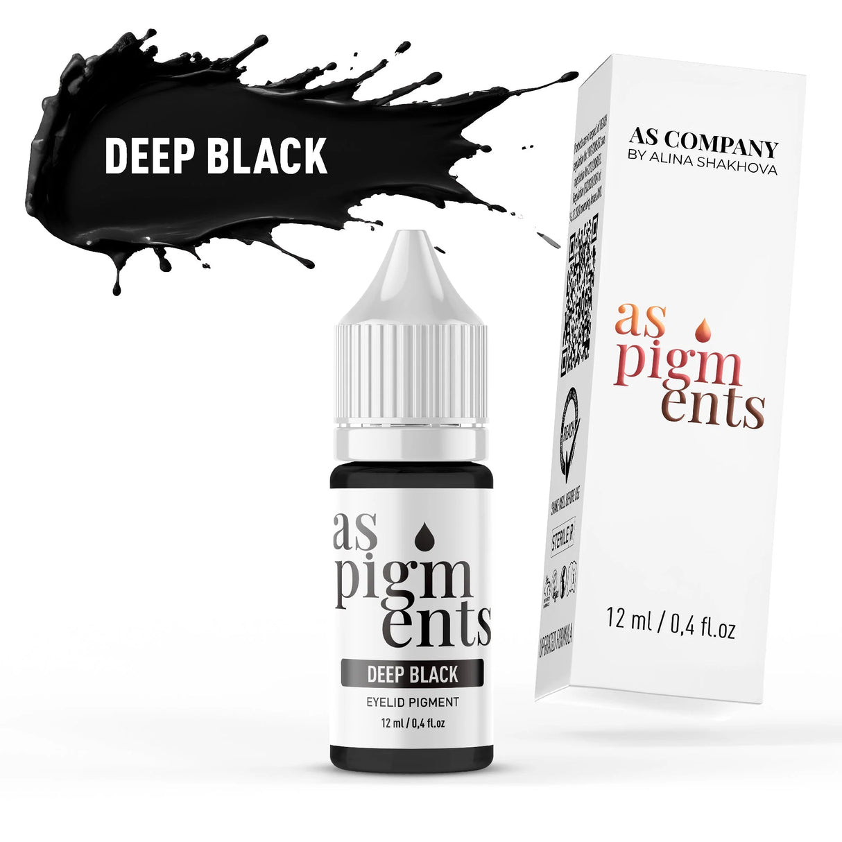 AS COMPANY Noir Profond (AS Pigments) 6/12ml