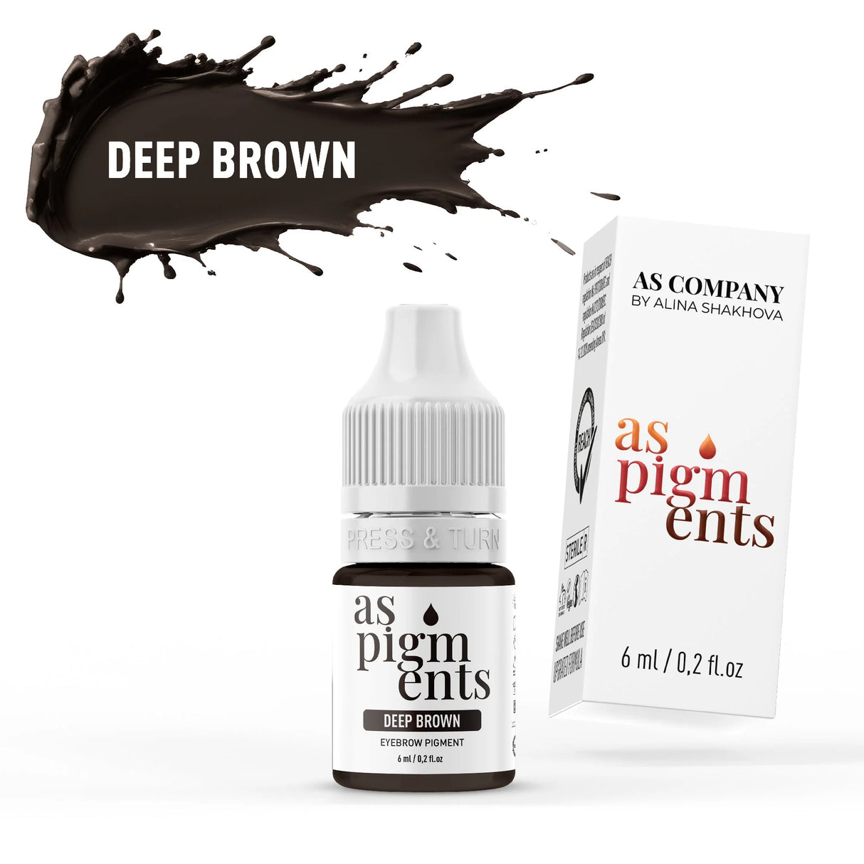AS COMPANY Brun Foncé (AS Pigments) 6/12ml