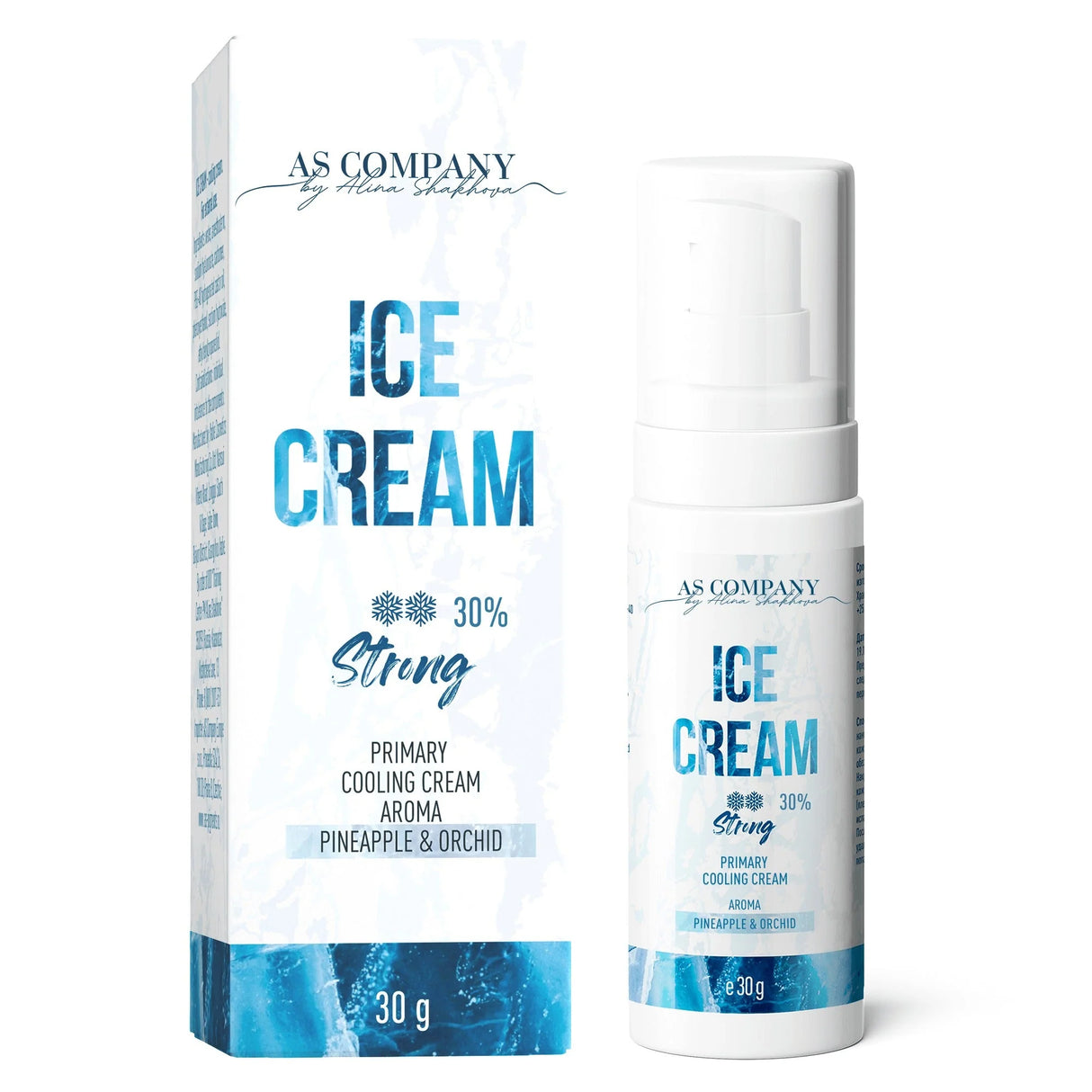 AS COMPANY Crème glacée / Crème rafraîchissante forte 30% 30g