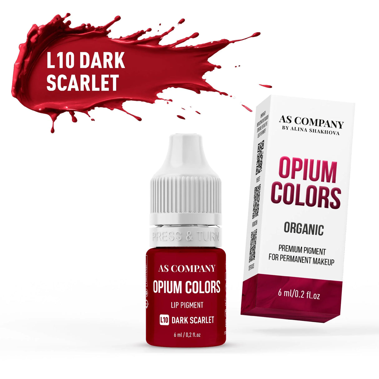AS COMPANY L10-Écarlate Foncé (COULEURS OPIUM) 6/15ml