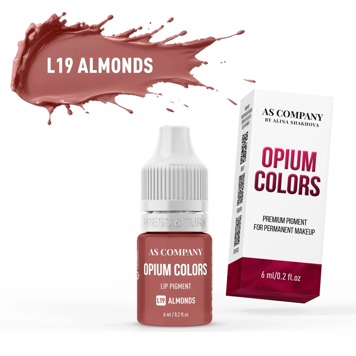 AS COMPANY L19-Amandes (COULEURS OPIUM) 6/15ml