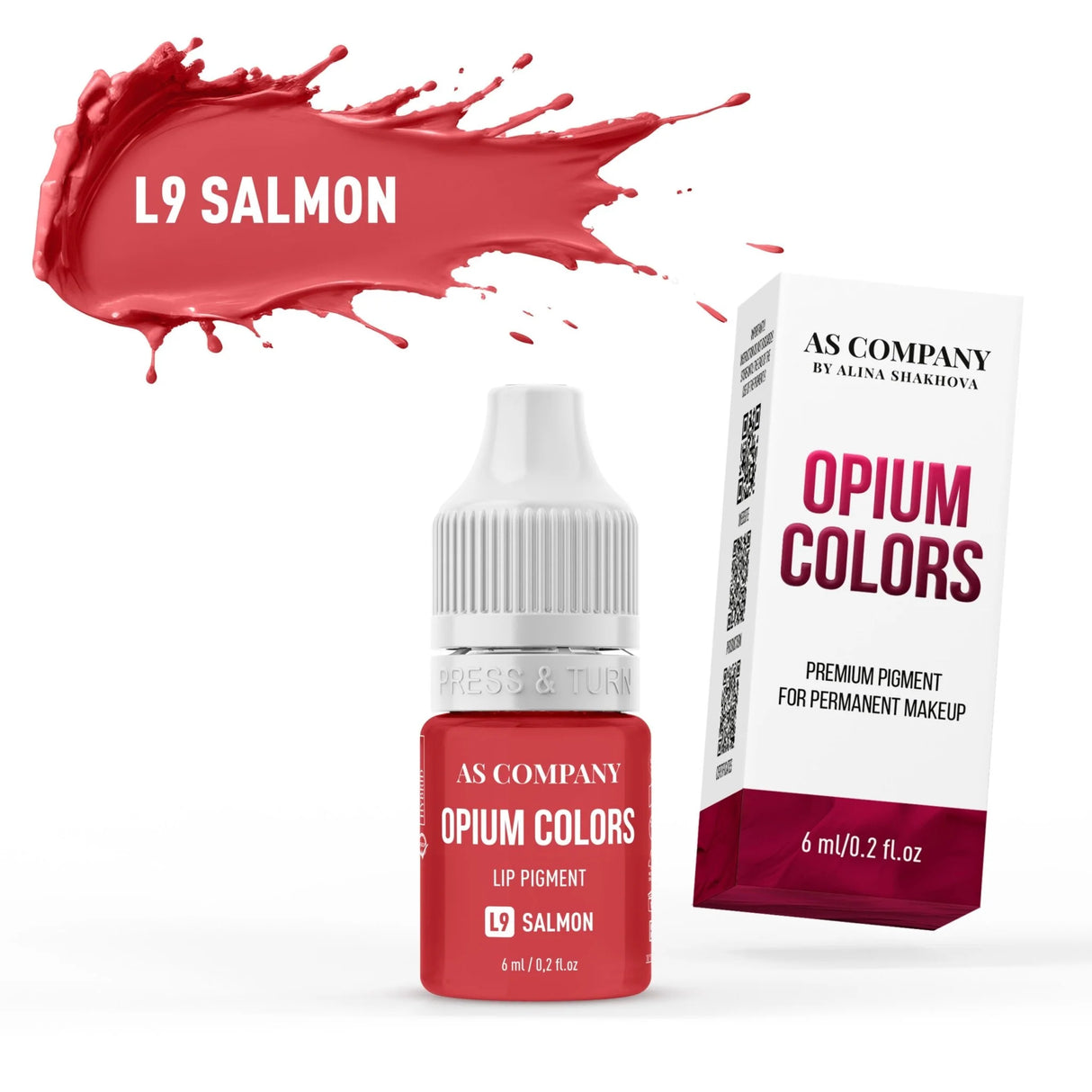 AS COMPANY L9-Saumon (COULEURS OPIUM) 6/15ml