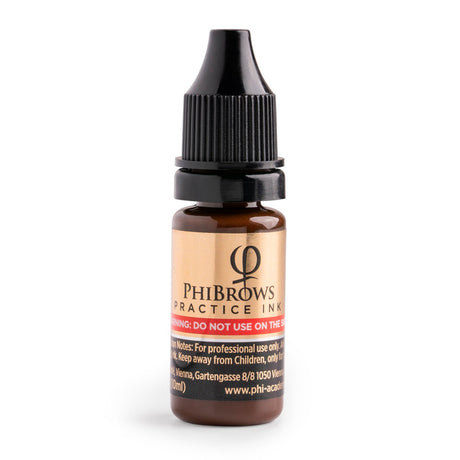 PhiAcademy Microblading Advanced Latex Training Kit — practice ink bottle for latex training