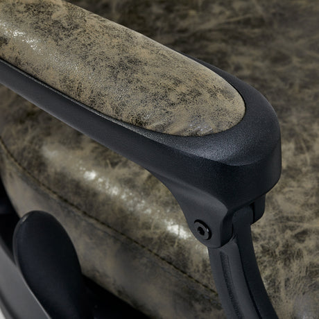 Barber chair President Old Leather Green - BVShop