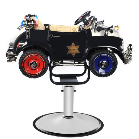 Barbershop chair, toy car, police b082 - BVShop