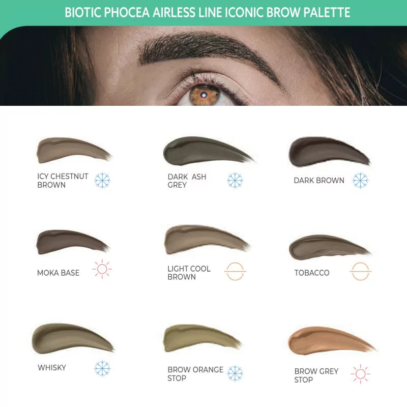 Palette ICONIC Sourcils Biotic Phocea Airless Line 10x5ml