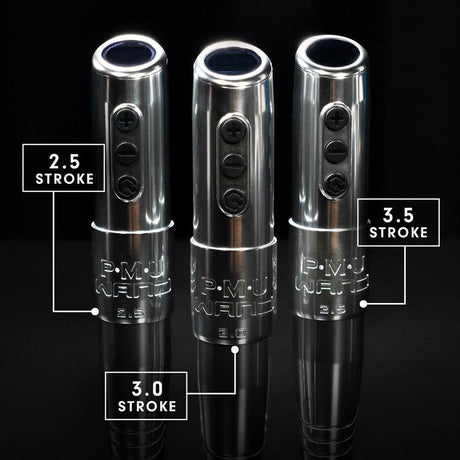 Bishop PMU Wand Hot Pink Wireless Machine Kit Stroke 3.0mm - BVShop