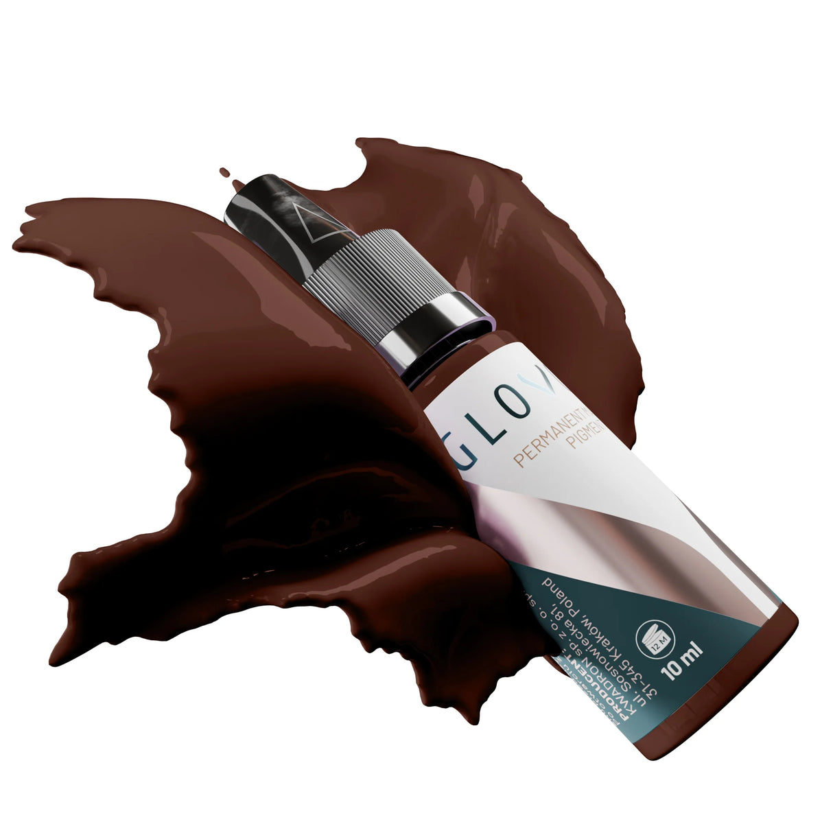 GLOVCON Brunette Brown hybrid eyebrow PMU pigment bottle 10ml