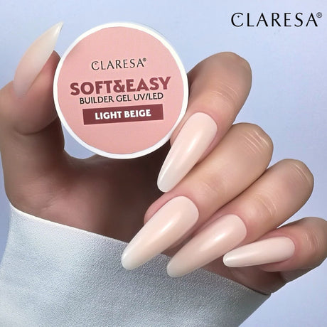 Claresa builder gel Soft&Easy gel light beige 12g - BVShop