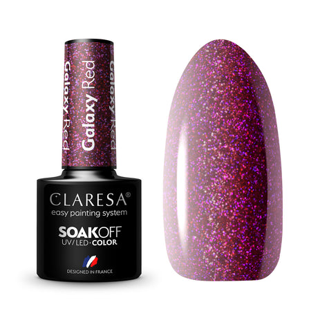 CLARESA Gel polish Galaxy Red 5g - BVShop