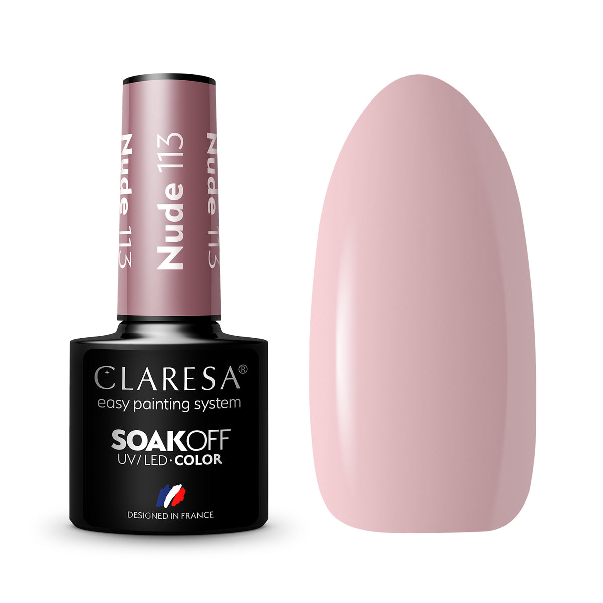 CLARESA Hybrid nail polish NUDE 113 -5g - BVShop