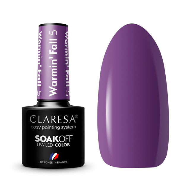 CLARESA Hybrid nail polish WARMIN "FALL 5 -5g - BVShop