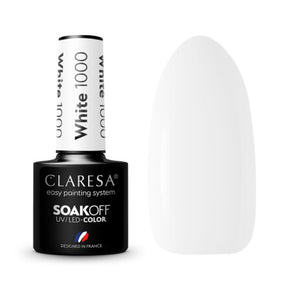 CLARESA Hybrid nail polish WHITE 1000 -5g - BVShop
