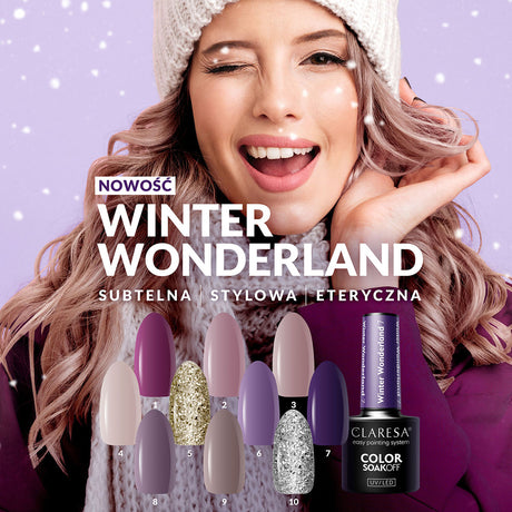 CLARESA Hybrid Polish Winter Wonderland 8 - 5g. - BVShop