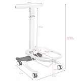 Comfort pedicure tray on wheels with lift function - BVShop