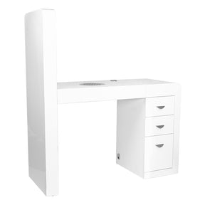 Cosmetic desk 310 white right - BVShop
