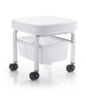 Cosmetic pedicure stool with a container - BVShop