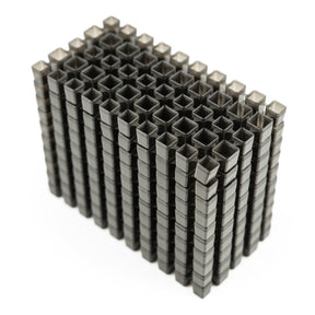 Black CUT MODULE modular cups for cutting, 500-piece set by BVShop, shown in an organized arrangement on a white background.