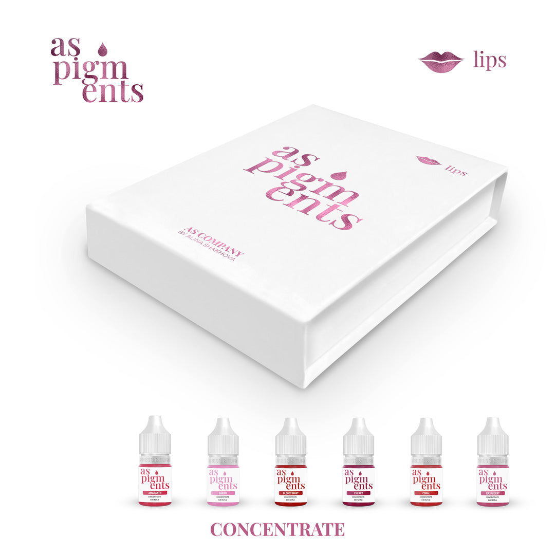 Ensemble de concentrés AS COMPANY (Pigments AS) 6pcs/6ml