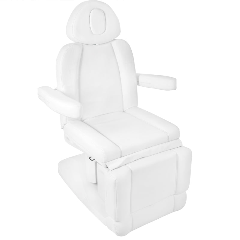 Electric cosmetic chair azzurro 708a 4 strong. white heated - BVShop