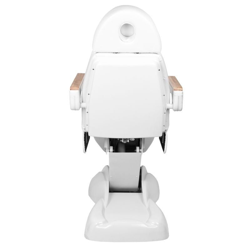 Electric cosmetic chair lux 273b + stool 304 white - BVShop