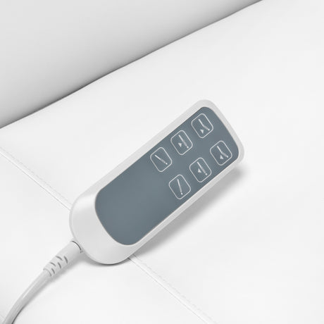 Electric cosmetic chair SILLON CLASSIC 3 motors with pedi cradle white - BVShop