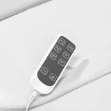 Electric cosmetic chair SILLON Luxury 3 motors white - BVShop