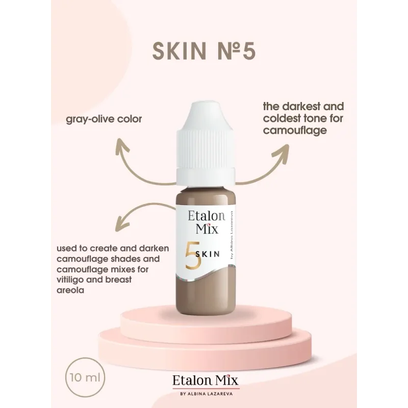 Etalon Mix Camouflage Skin Pigment Set 6x10ml - BVShop