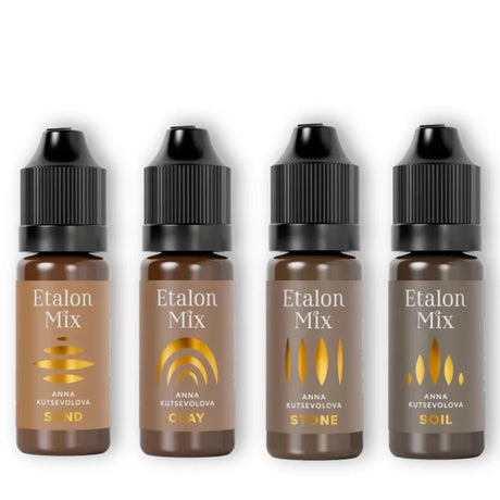 Etalon Mix Eyebrow Set by Anna Kutsevolova 4 x 10ml - BVShop
