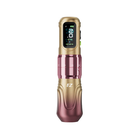 EZ P6 wireless tattoo pen Rose Gold Gradient professional machine