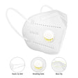 Face Mask Respirator With Valve 4 Layers KN95 - BVShop