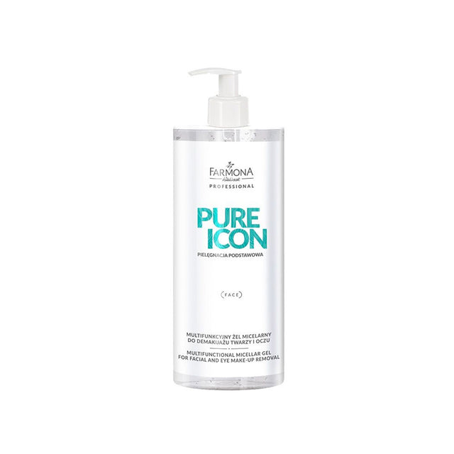 Farmona pure icon multifunctional micellar gel for face and eye make-up removal 500ml - BVShop