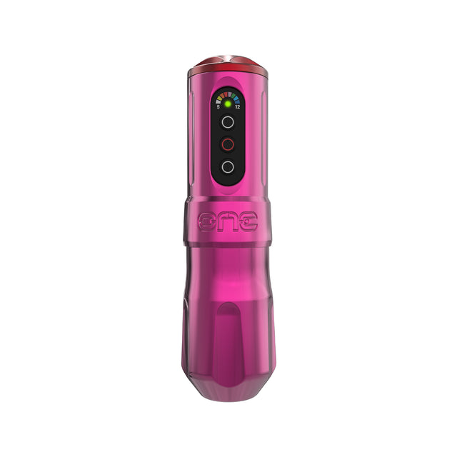 FK Irons ONE Bubblegum wireless tattoo machine