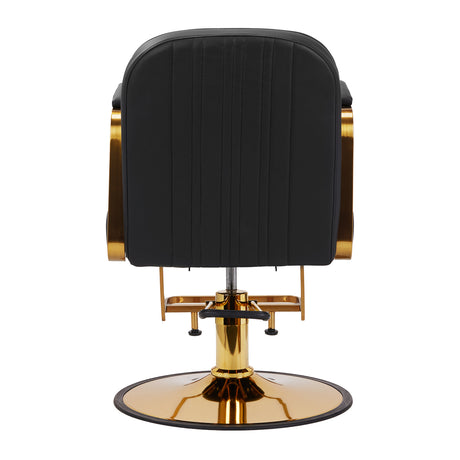 Gabbiano Acri hairdressing chair gold – black - BVShop