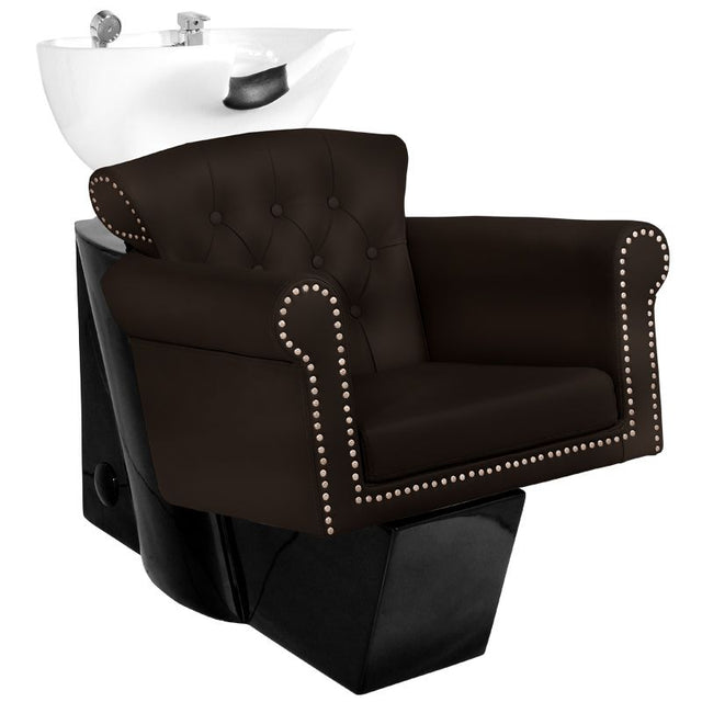 Gabbiano barber wash unit Berlin brown - BVShop