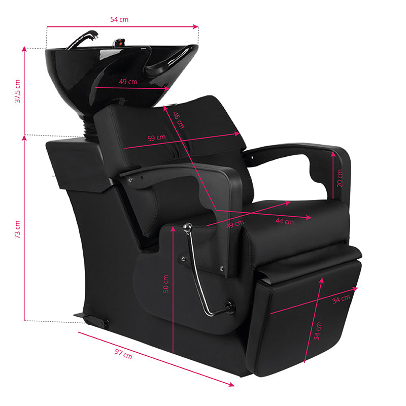 GABBIANO HAIR WASH UNIT C37 BLACK - BVShop