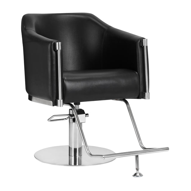 Gabbiano hairdressing chair Burgos black - BVShop