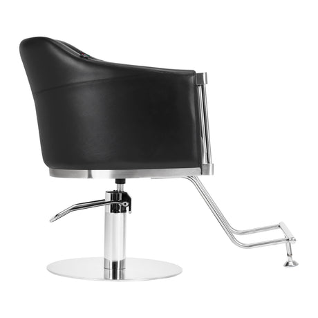 Gabbiano hairdressing chair Burgos black - BVShop
